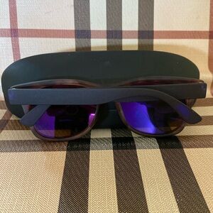 Way Porter Tortoise Frames Brown Outside Purple Inside Sunglasses NeverUsed